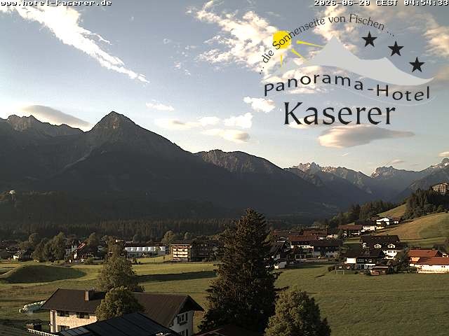 Archiv Foto Webcam Fischen, Hotel Garni Kaserer