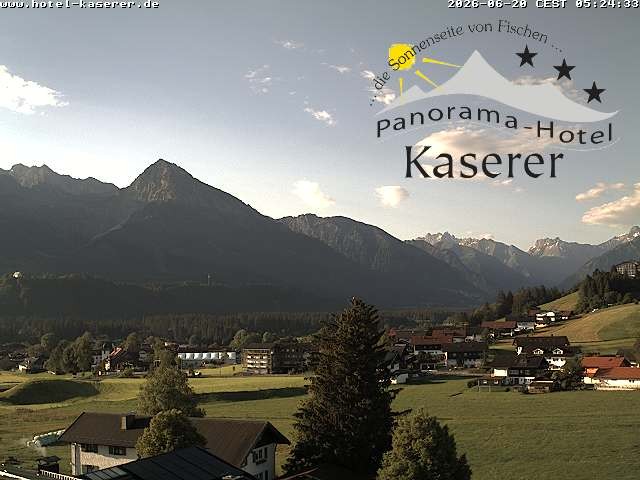 Archiv Foto Webcam Fischen, Hotel Garni Kaserer