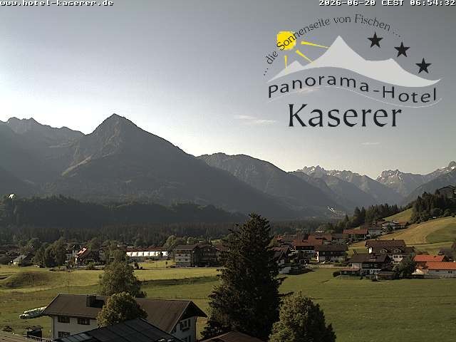 Archiv Foto Webcam Fischen, Hotel Garni Kaserer