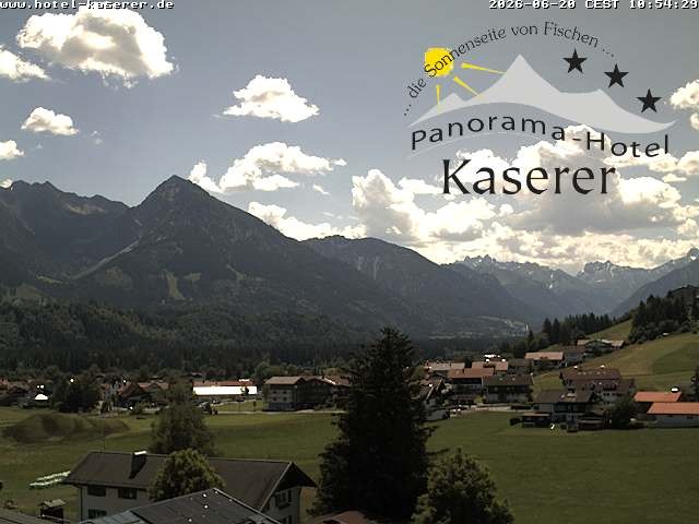 Archiv Foto Webcam Fischen, Hotel Garni Kaserer
