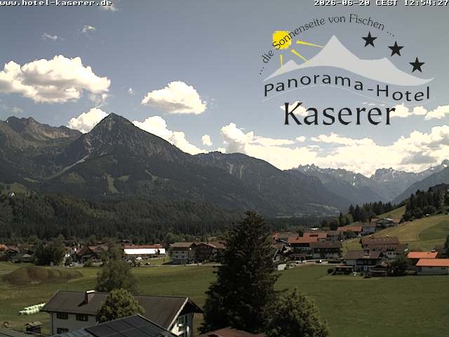 Archiv Foto Webcam Fischen, Hotel Garni Kaserer