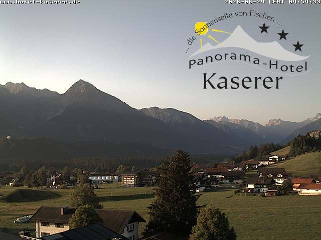 Archiv Foto Webcam Fischen, Hotel Garni Kaserer