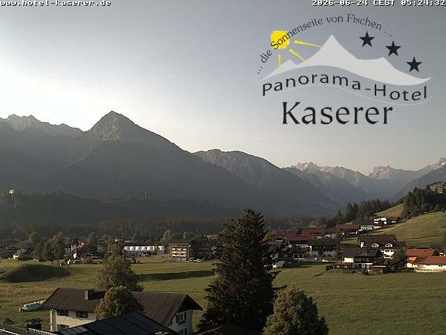 Archiv Foto Webcam Fischen, Hotel Garni Kaserer