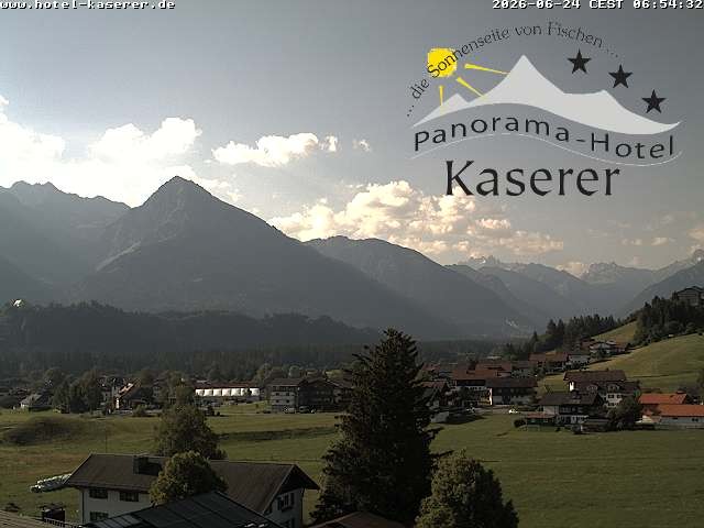 Archiv Foto Webcam Fischen, Hotel Garni Kaserer