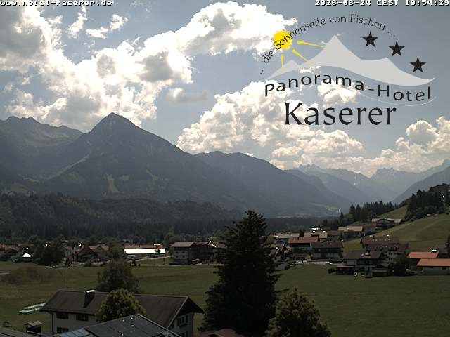 Archiv Foto Webcam Fischen, Hotel Garni Kaserer