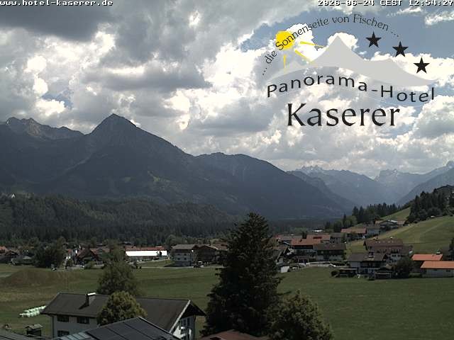 Archiv Foto Webcam Fischen, Hotel Garni Kaserer