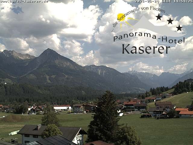 Archiv Foto Webcam Fischen, Hotel Garni Kaserer