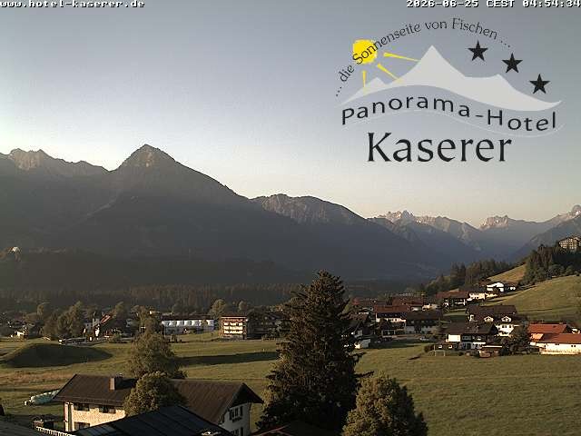 Archiv Foto Webcam Fischen, Hotel Garni Kaserer