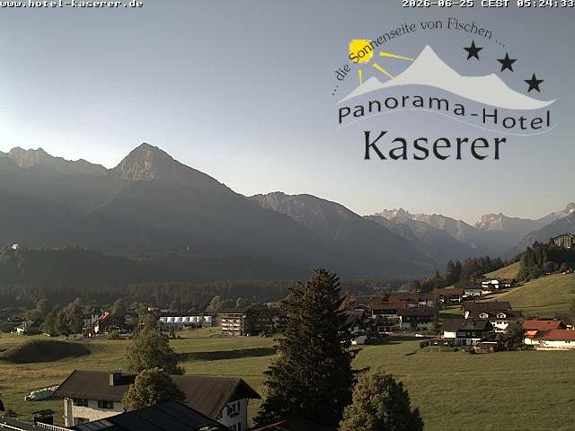 Archiv Foto Webcam Fischen, Hotel Garni Kaserer