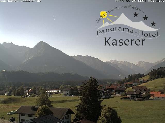 Archiv Foto Webcam Fischen, Hotel Garni Kaserer