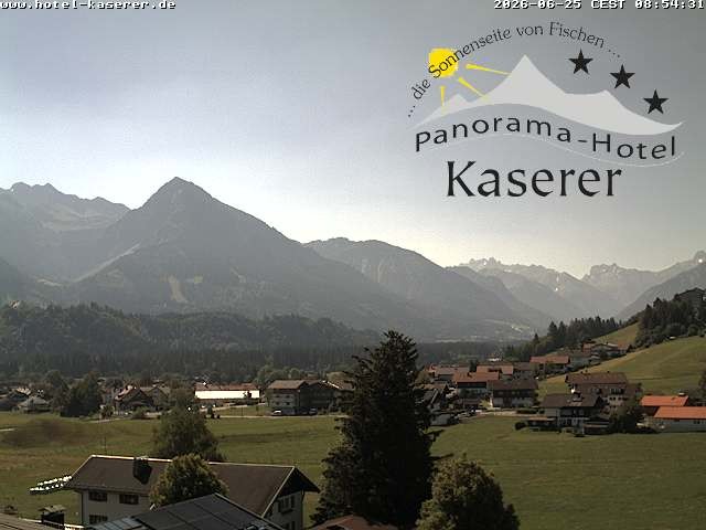 Archiv Foto Webcam Fischen, Hotel Garni Kaserer