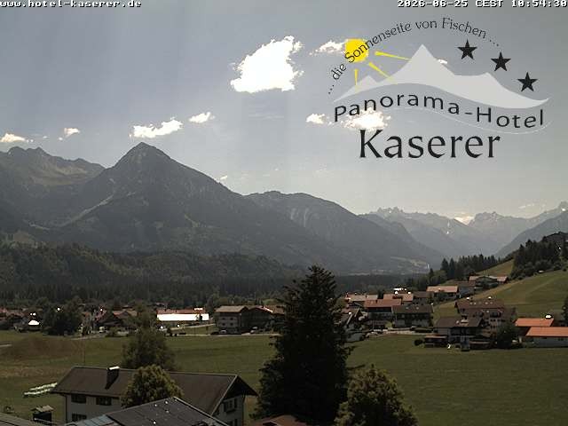 Archiv Foto Webcam Fischen, Hotel Garni Kaserer