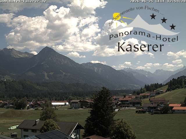 Archiv Foto Webcam Fischen, Hotel Garni Kaserer