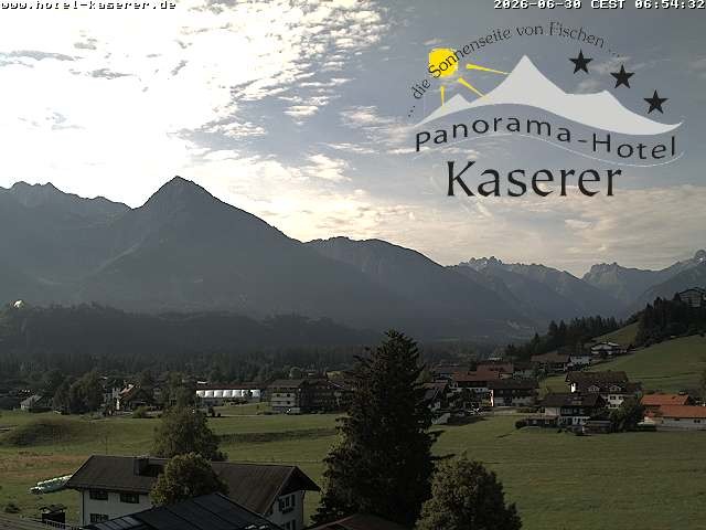 Archiv Foto Webcam Fischen, Hotel Garni Kaserer