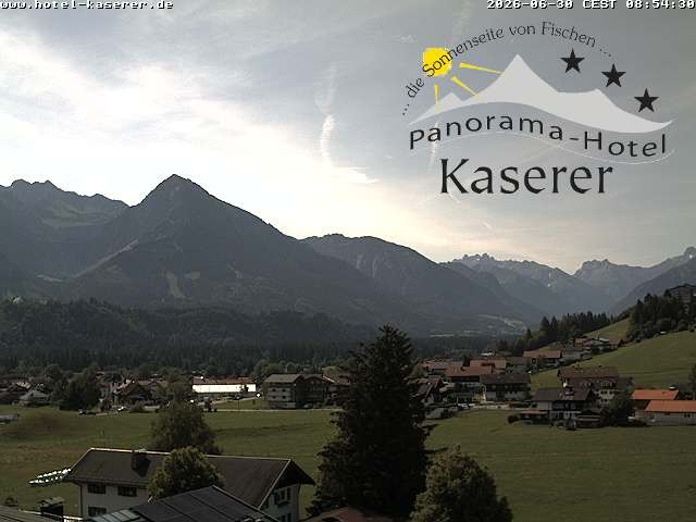 Archiv Foto Webcam Fischen, Hotel Garni Kaserer