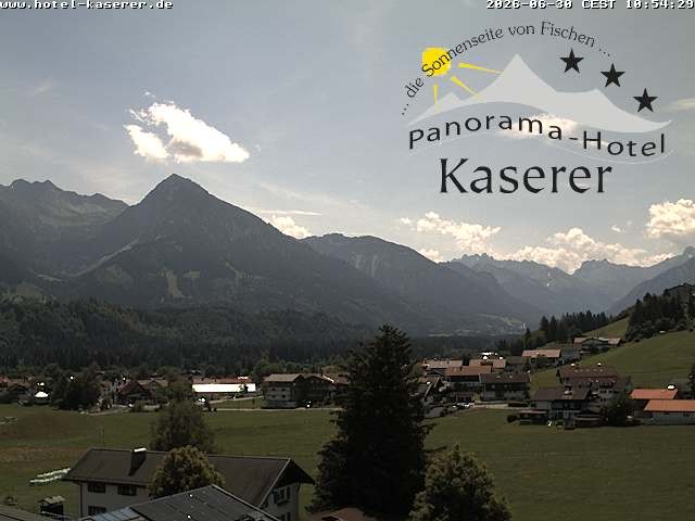 Archiv Foto Webcam Fischen, Hotel Garni Kaserer