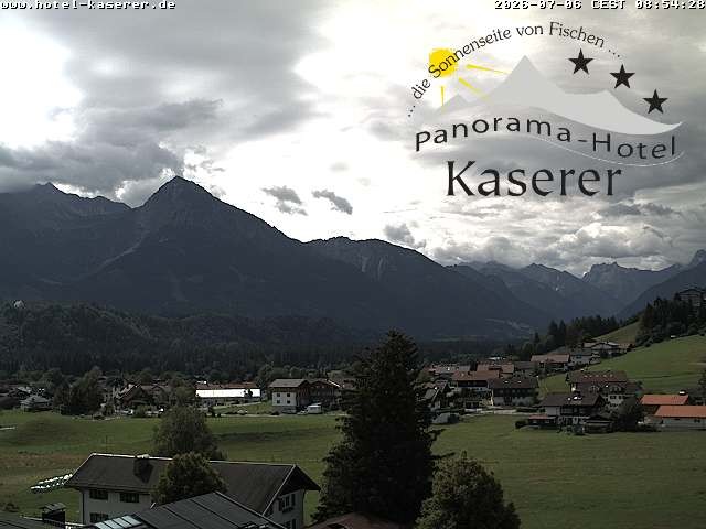 Archiv Foto Webcam Fischen, Hotel Garni Kaserer