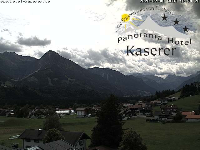 Archiv Foto Webcam Fischen, Hotel Garni Kaserer