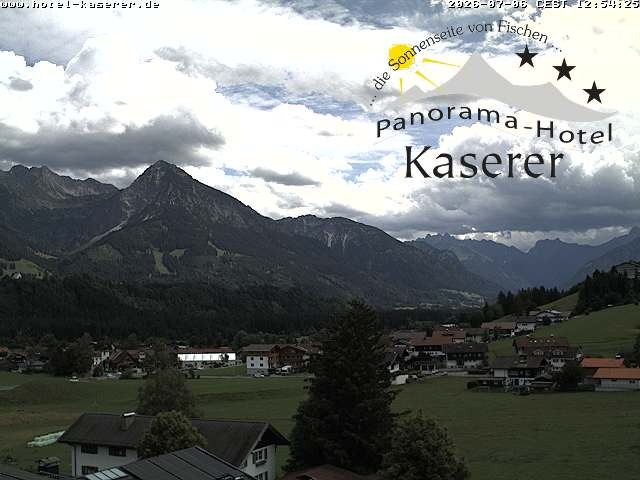 Archiv Foto Webcam Fischen, Hotel Garni Kaserer