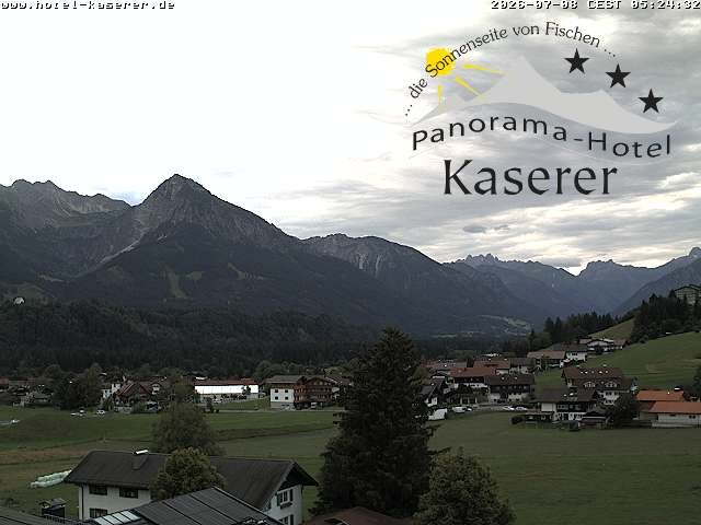 Archiv Foto Webcam Fischen, Hotel Garni Kaserer