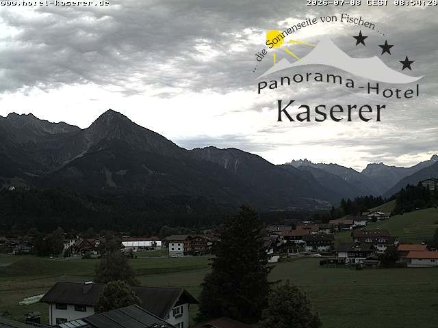 Archiv Foto Webcam Fischen, Hotel Garni Kaserer