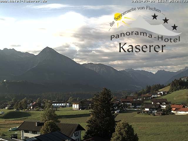 Archiv Foto Webcam Fischen, Hotel Garni Kaserer