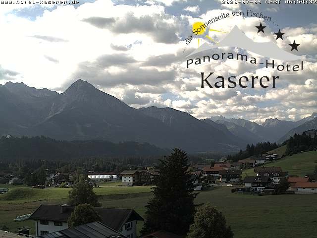 Archiv Foto Webcam Fischen, Hotel Garni Kaserer