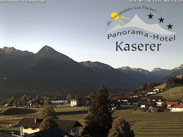 Archiv Foto Webcam Fischen, Hotel Garni Kaserer