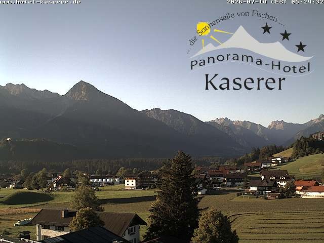 Archiv Foto Webcam Fischen, Hotel Garni Kaserer