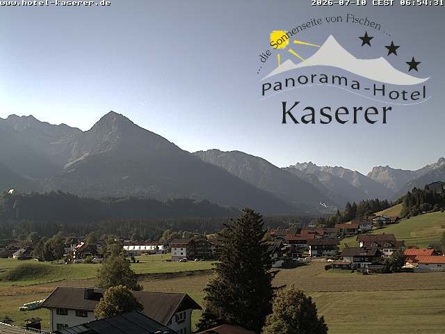 Archiv Foto Webcam Fischen, Hotel Garni Kaserer