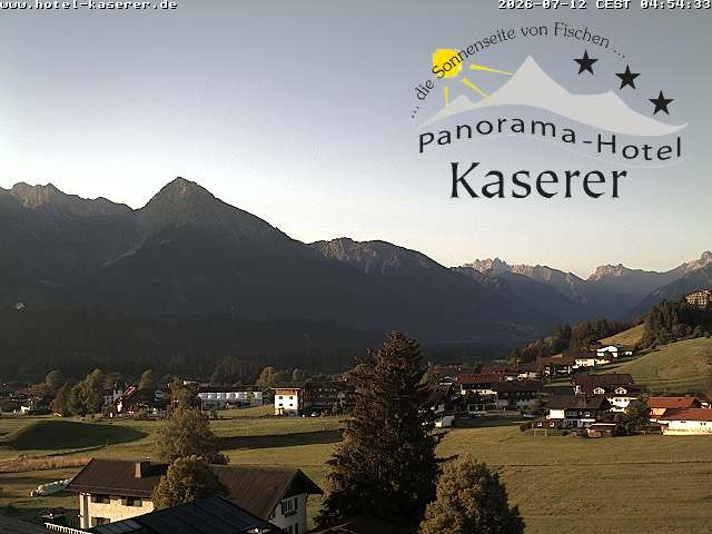 Archiv Foto Webcam Fischen, Hotel Garni Kaserer