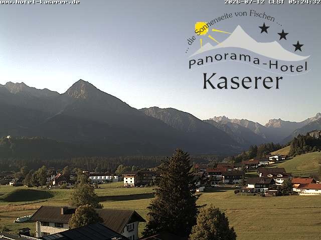 Archiv Foto Webcam Fischen, Hotel Garni Kaserer