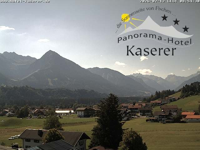 Archiv Foto Webcam Fischen, Hotel Garni Kaserer