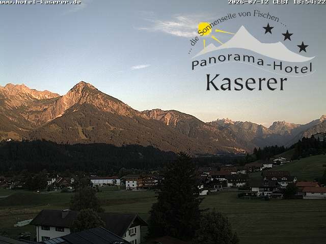 Archiv Foto Webcam Fischen, Hotel Garni Kaserer