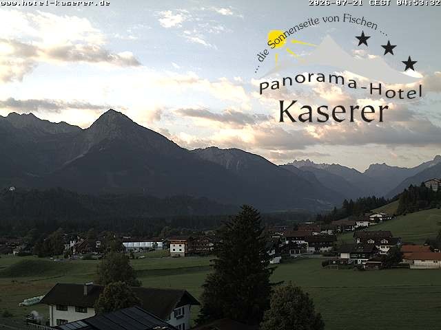 Archiv Foto Webcam Fischen, Hotel Garni Kaserer