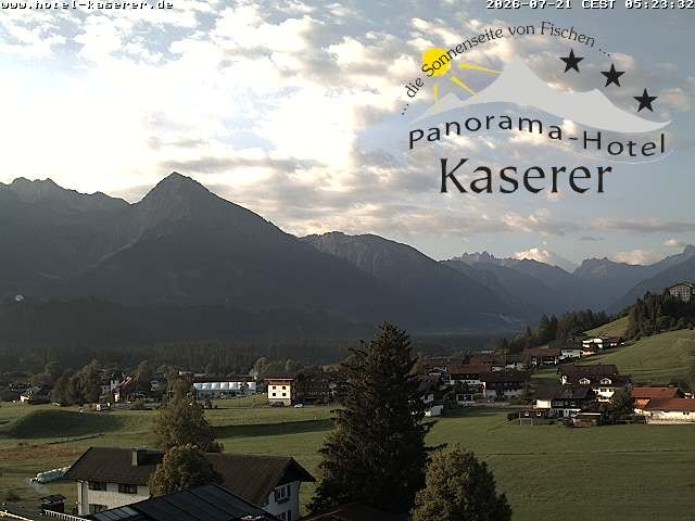Archiv Foto Webcam Fischen, Hotel Garni Kaserer