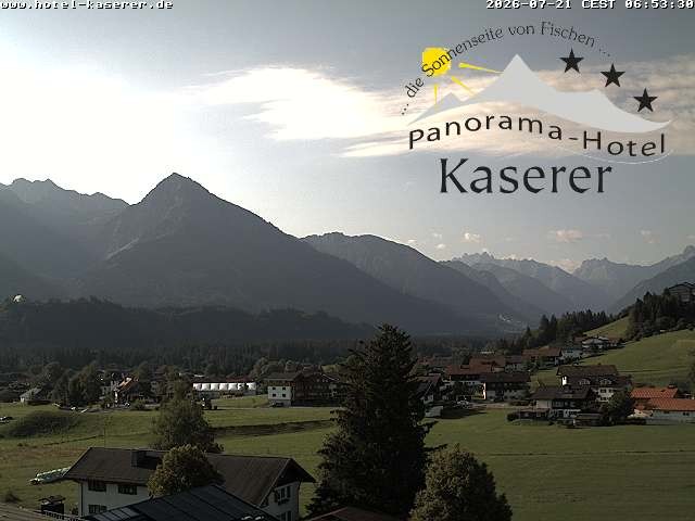 Archiv Foto Webcam Fischen, Hotel Garni Kaserer