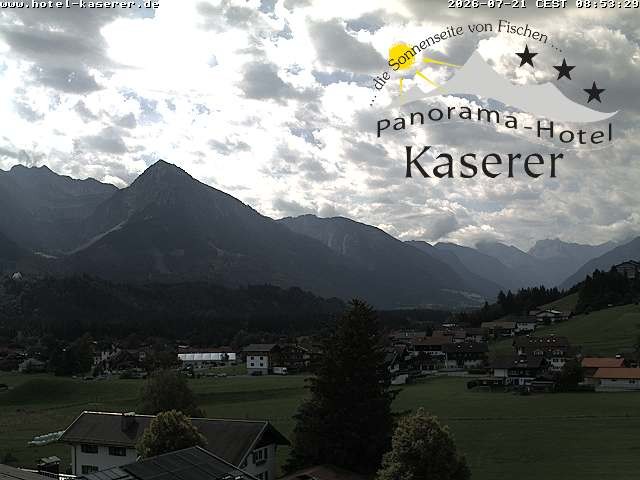 Archiv Foto Webcam Fischen, Hotel Garni Kaserer