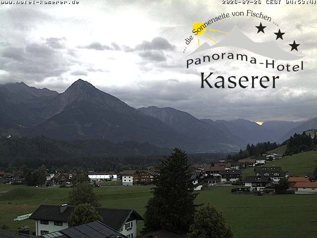 Archiv Foto Webcam Fischen, Hotel Garni Kaserer