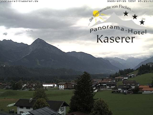Archiv Foto Webcam Fischen, Hotel Garni Kaserer