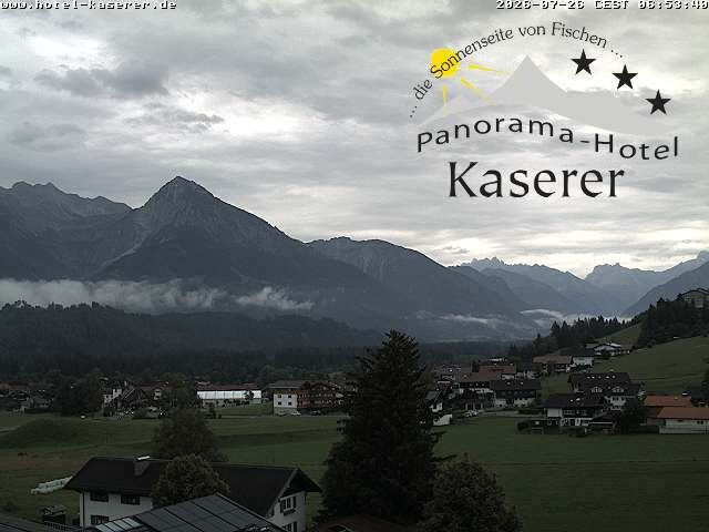 Archiv Foto Webcam Fischen, Hotel Garni Kaserer