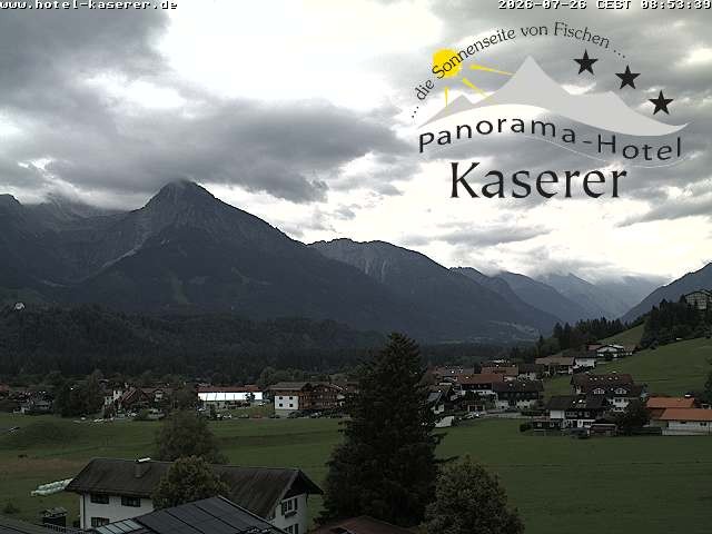 Archiv Foto Webcam Fischen, Hotel Garni Kaserer