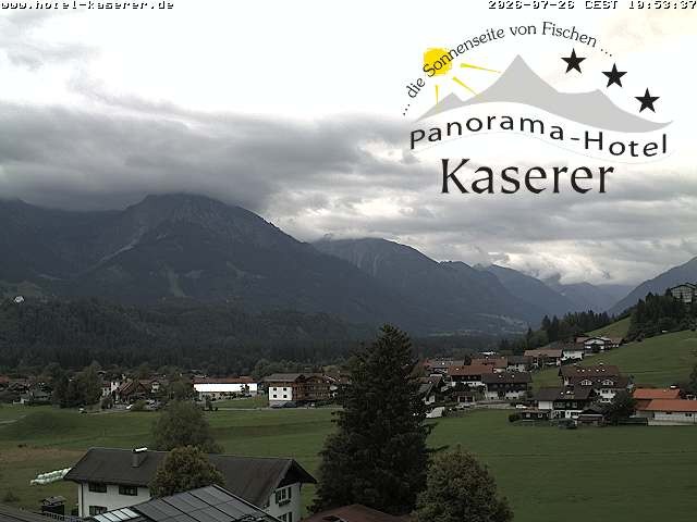Archiv Foto Webcam Fischen, Hotel Garni Kaserer
