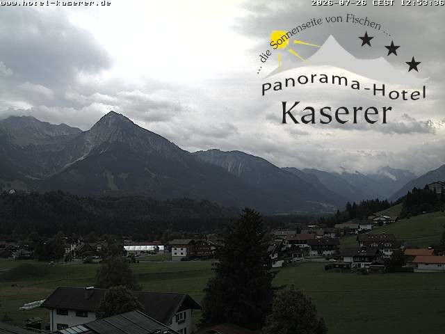 Archiv Foto Webcam Fischen, Hotel Garni Kaserer
