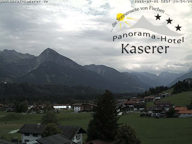 Archiv Foto Webcam Fischen, Hotel Garni Kaserer