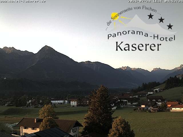 Archiv Foto Webcam Fischen, Hotel Garni Kaserer