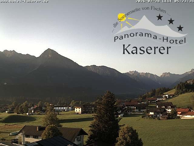 Archiv Foto Webcam Fischen, Hotel Garni Kaserer