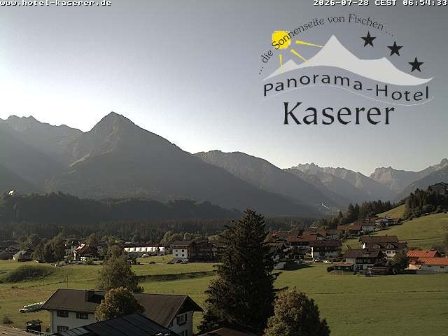 Archiv Foto Webcam Fischen, Hotel Garni Kaserer