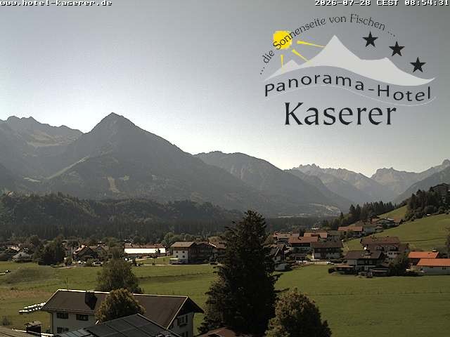 Archiv Foto Webcam Fischen, Hotel Garni Kaserer