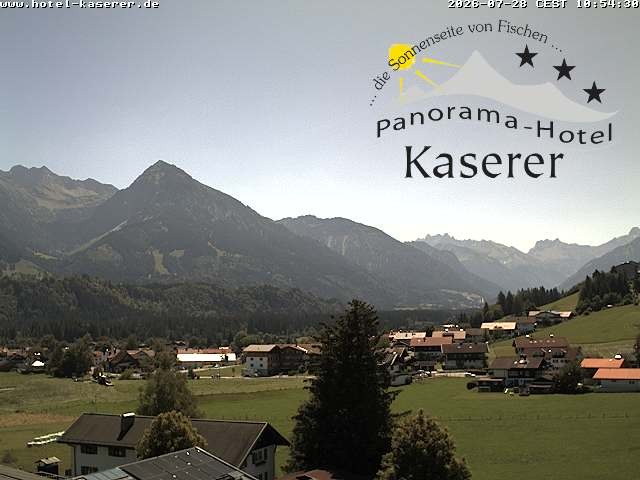 Archiv Foto Webcam Fischen, Hotel Garni Kaserer